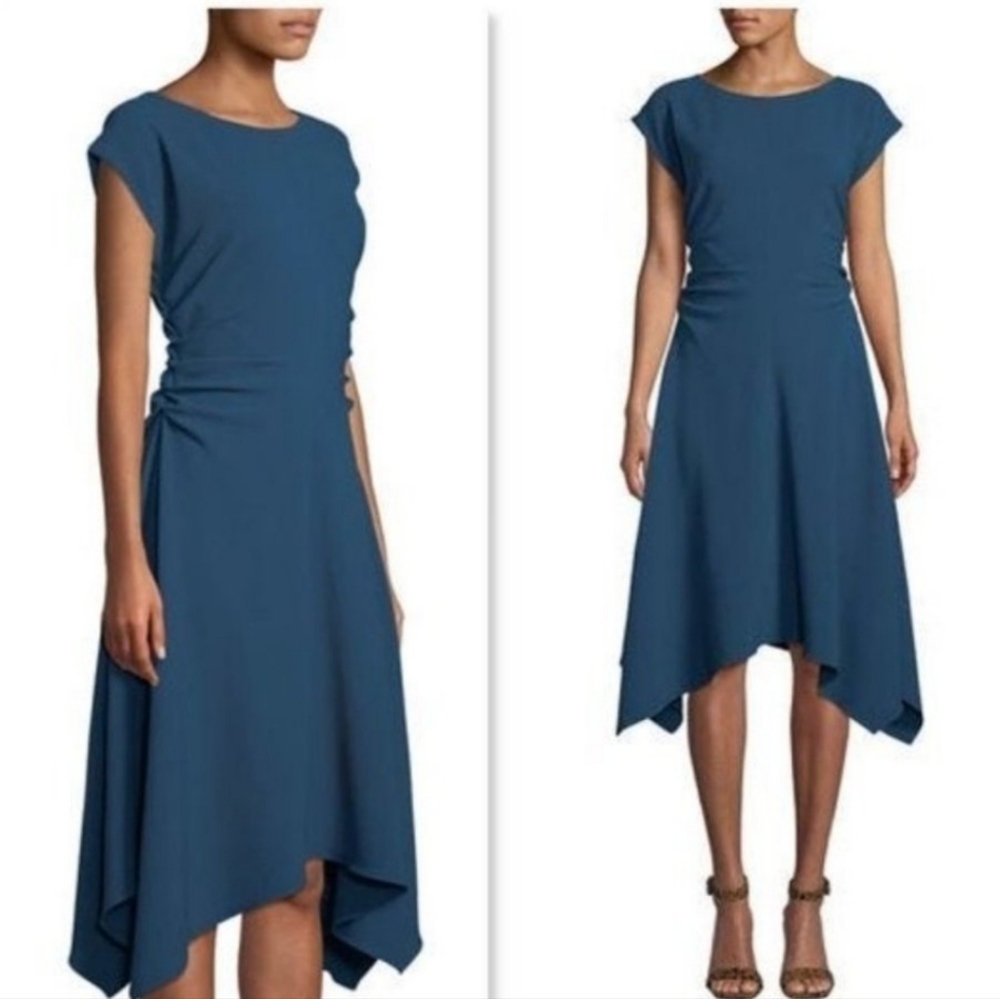 Julia Jordan Ruched Cap Sleeve Dress sz2